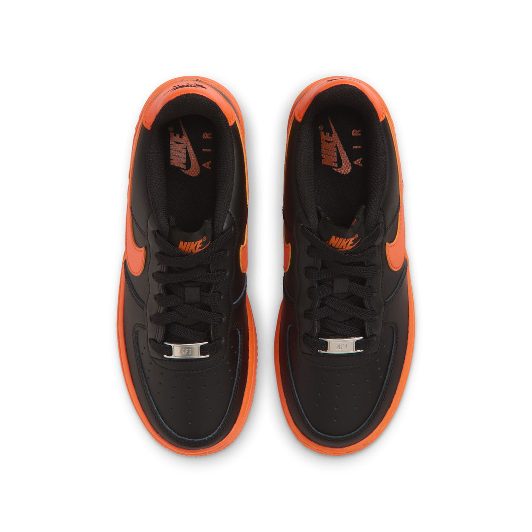 Nike Air Force 1 GS Black Safety Orange JA1031-010 | Pro Feet