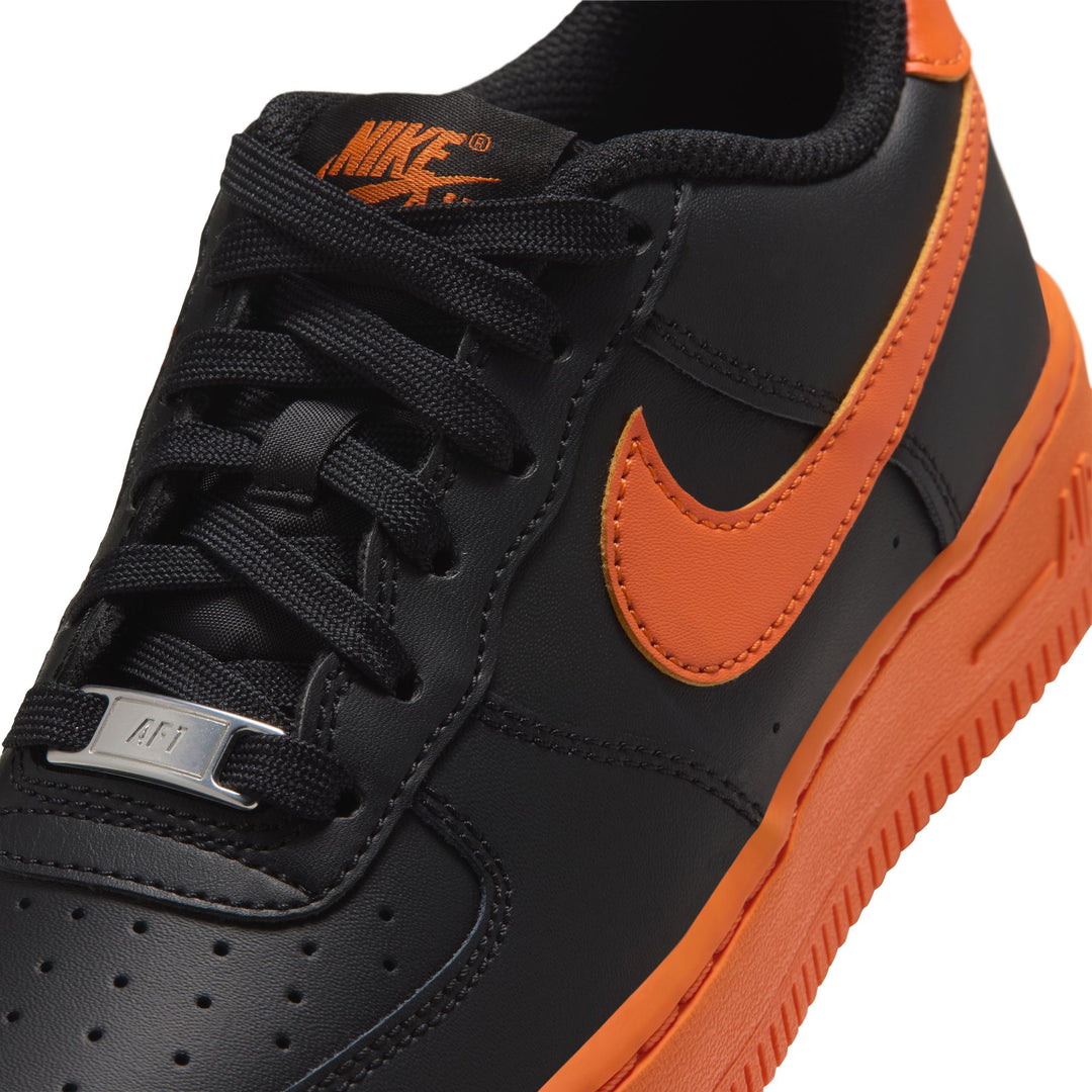 Nike Air Force 1 GS Black Safety Orange JA1031-010 | Pro Feet
