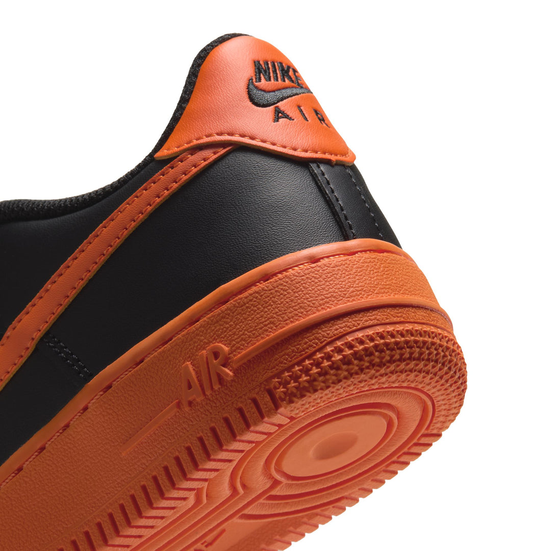 Nike Air Force 1 GS Black Safety Orange JA1031-010 | Pro Feet