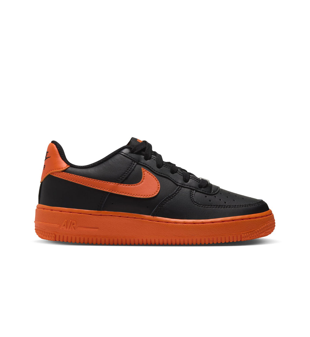 Nike Air Force 1 GS Black Safety Orange JA1031-010 | Pro Feet