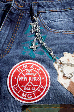See You In Paradise Festival Denim Shorts Aged Wash JBP105S-54 | Pro Feet