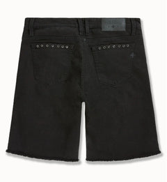 See You In Paradise Heavy Metal Denim Shorts Black JBP109S-10 | Pro Feet