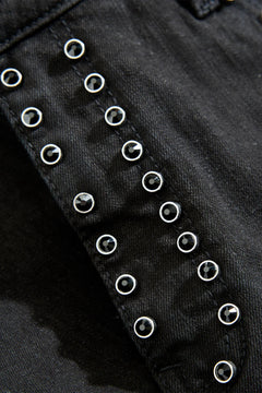 See You In Paradise Heavy Metal Denim Shorts Black JBP109S-10 | Pro Feet