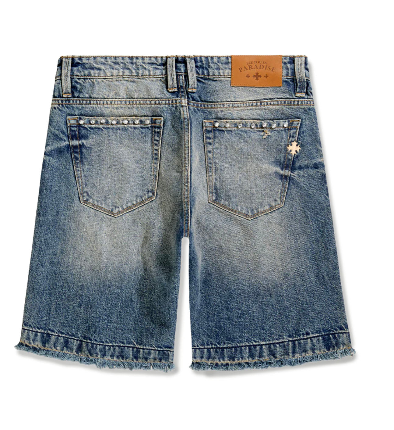 See You In Paradise Heavy Metal Denim Shorts Death Valley JBP109S-DV | Pro Feet