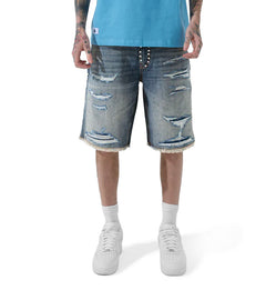 See You In Paradise Heavy Metal Denim Shorts Death Valley JBP109S-DV | Pro Feet
