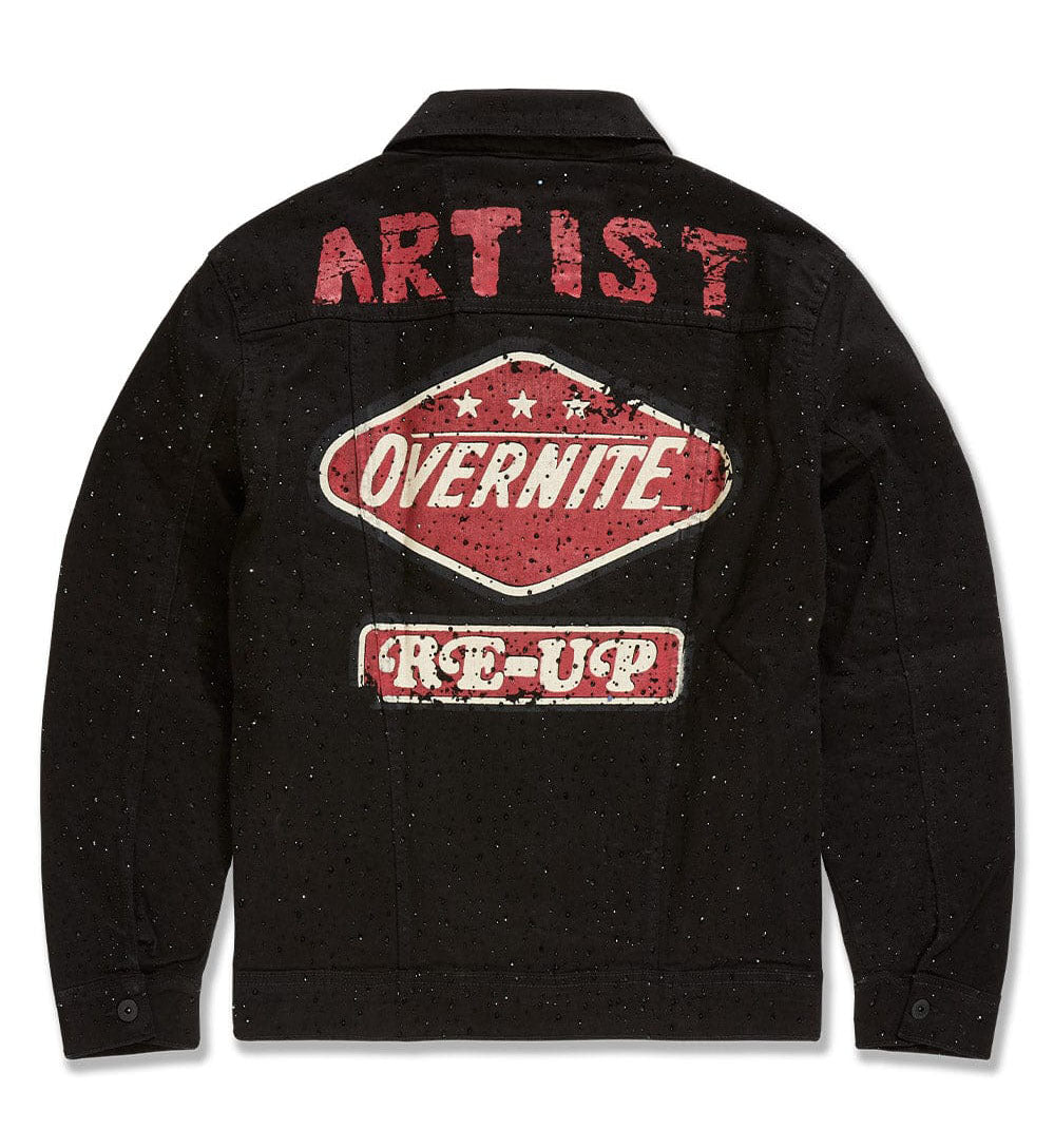 Jordan Craig Local Dealer Trucker Jacket — Jet Black