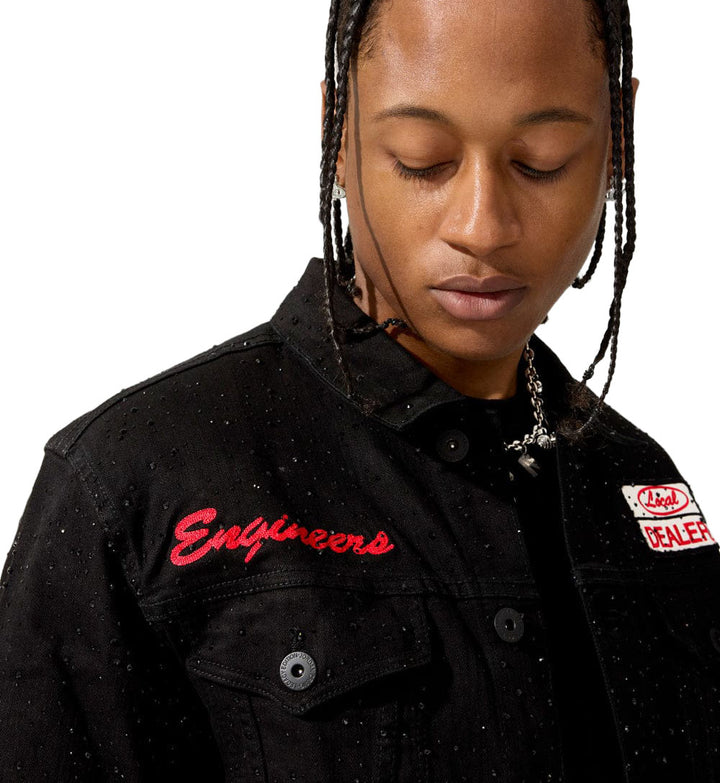 Jordan Craig Local Dealer Trucker Jacket — Jet Black