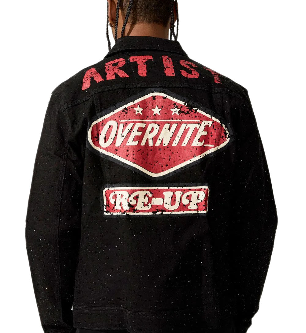 Jordan Craig Local Dealer Trucker Jacket — Jet Black