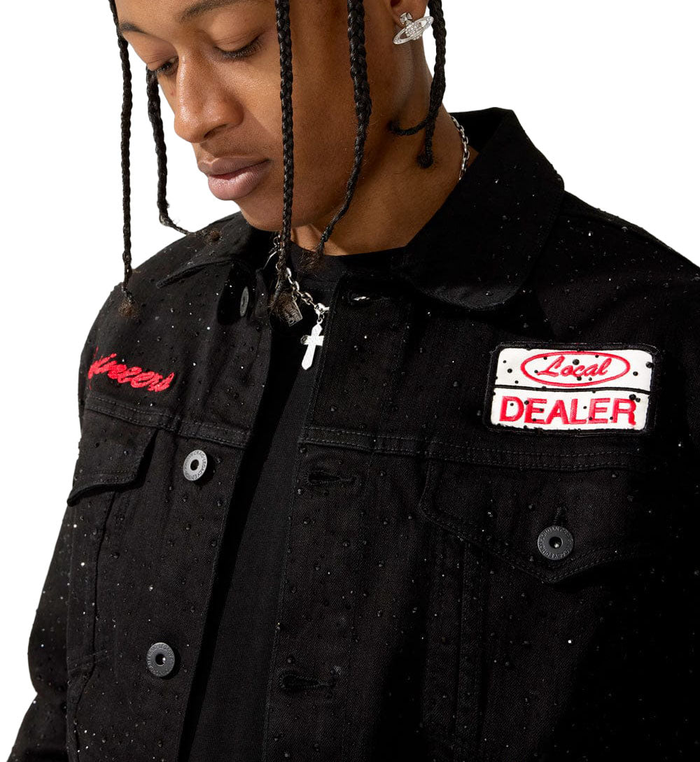 Jordan Craig Local Dealer Trucker Jacket — Jet Black