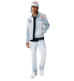 Jordan Craig Local Dealer Trucker Jacket “Iced White” (JJ2339IW)