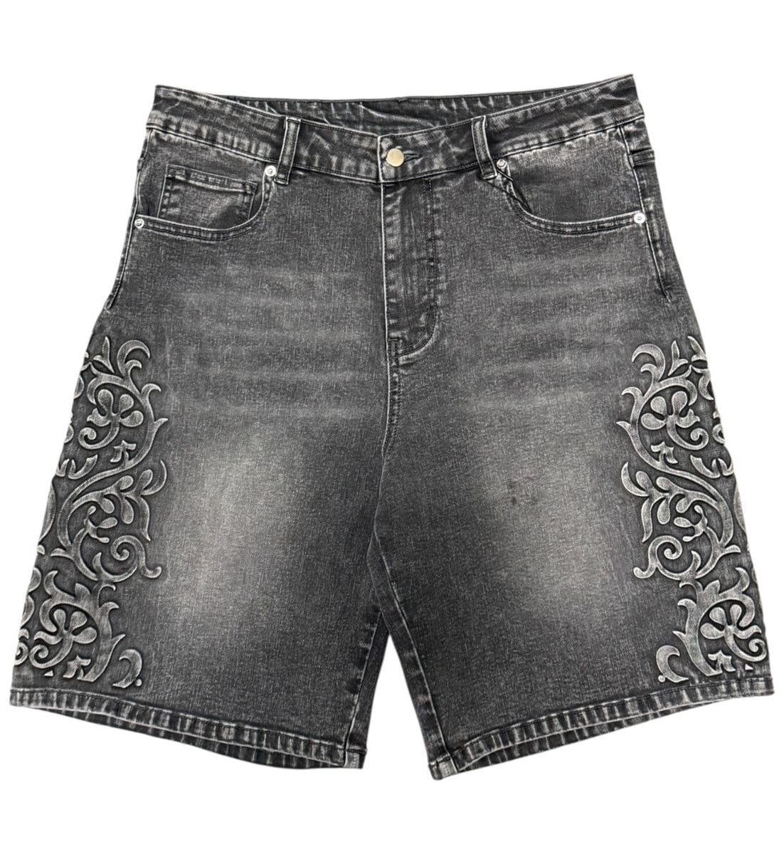 The Syndicate Legacy Jorts Dark Grey Wash JORTS_18 | Pro Feet