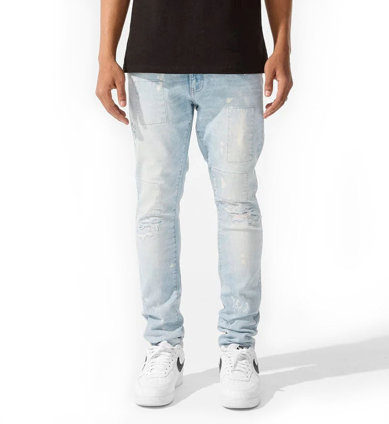 Skinny Fit - Blockwork Denim - Ross Collection Arctic Wash (JR2290-AR)