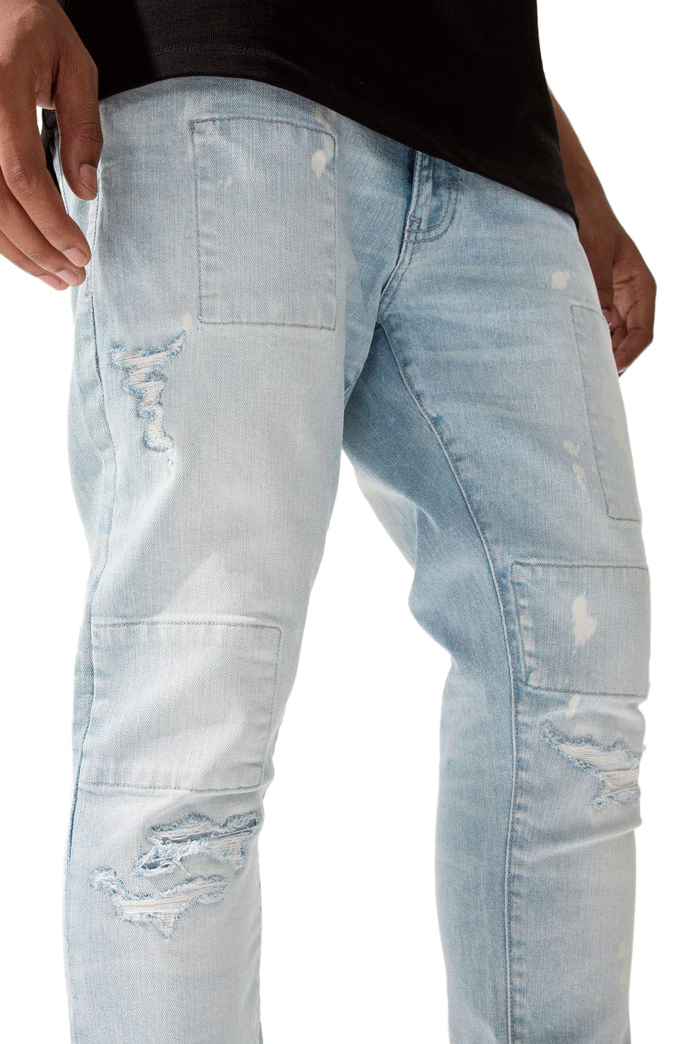 Skinny Fit - Blockwork Denim - Ross Collection Arctic Wash (JR2290-AR)
