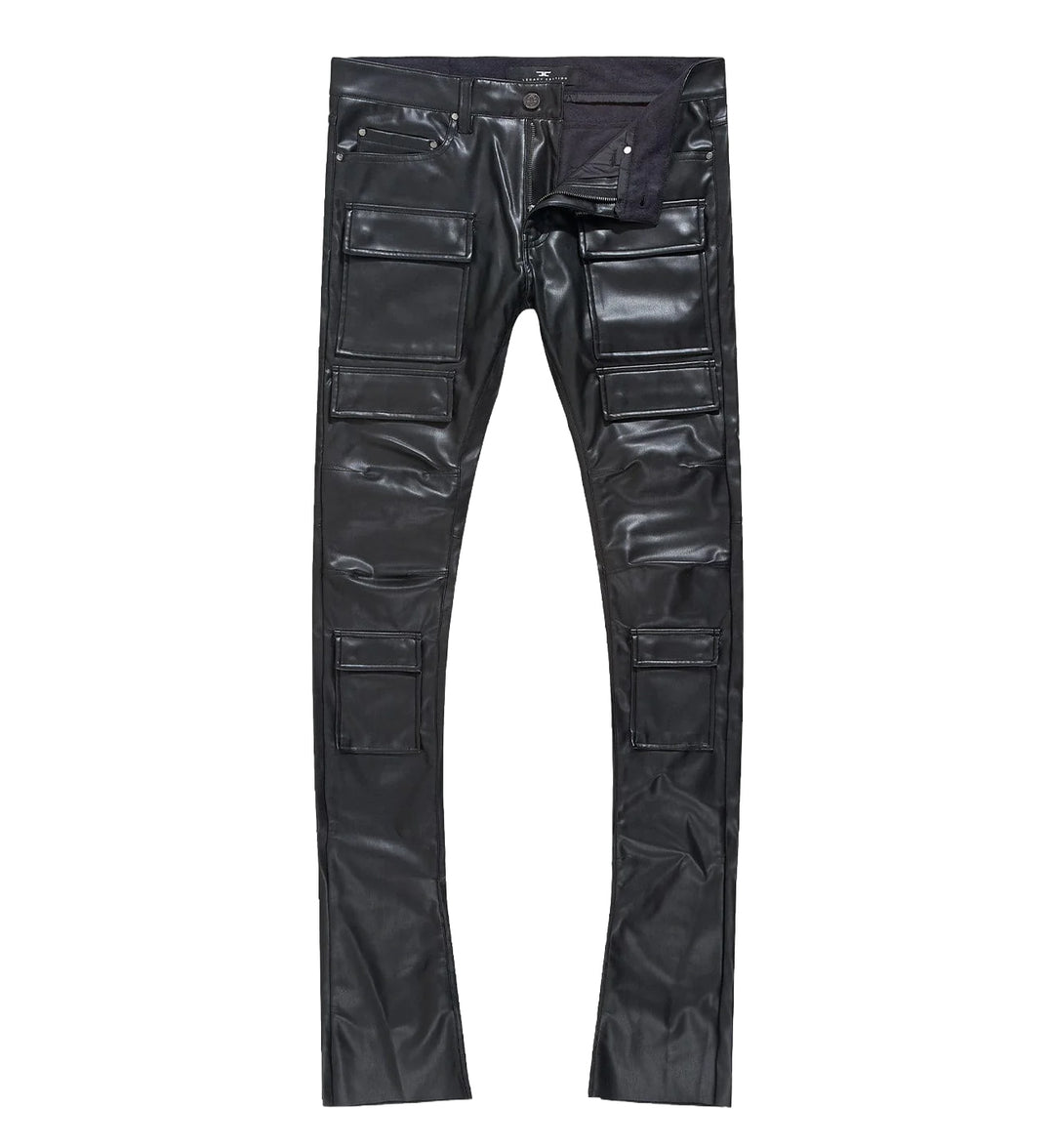Skinny Stacked Fit – Thriller Cargo Pants — Black