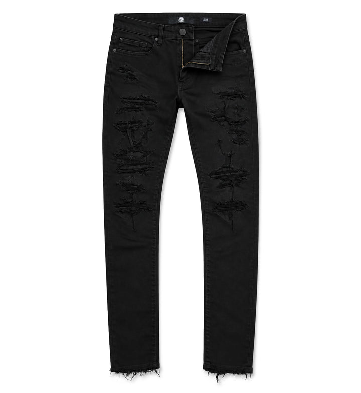 Jordan Craig Sean Slim Fit Jeans Jet Black JS2310-13 | Pro Feet