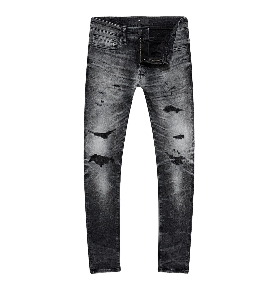 Slim Taper Fit – Alexander Denim (Black Shadow)