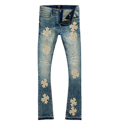Super Skinny Stacked Eden Denim “Desert Storm” (JTF2266-DM)