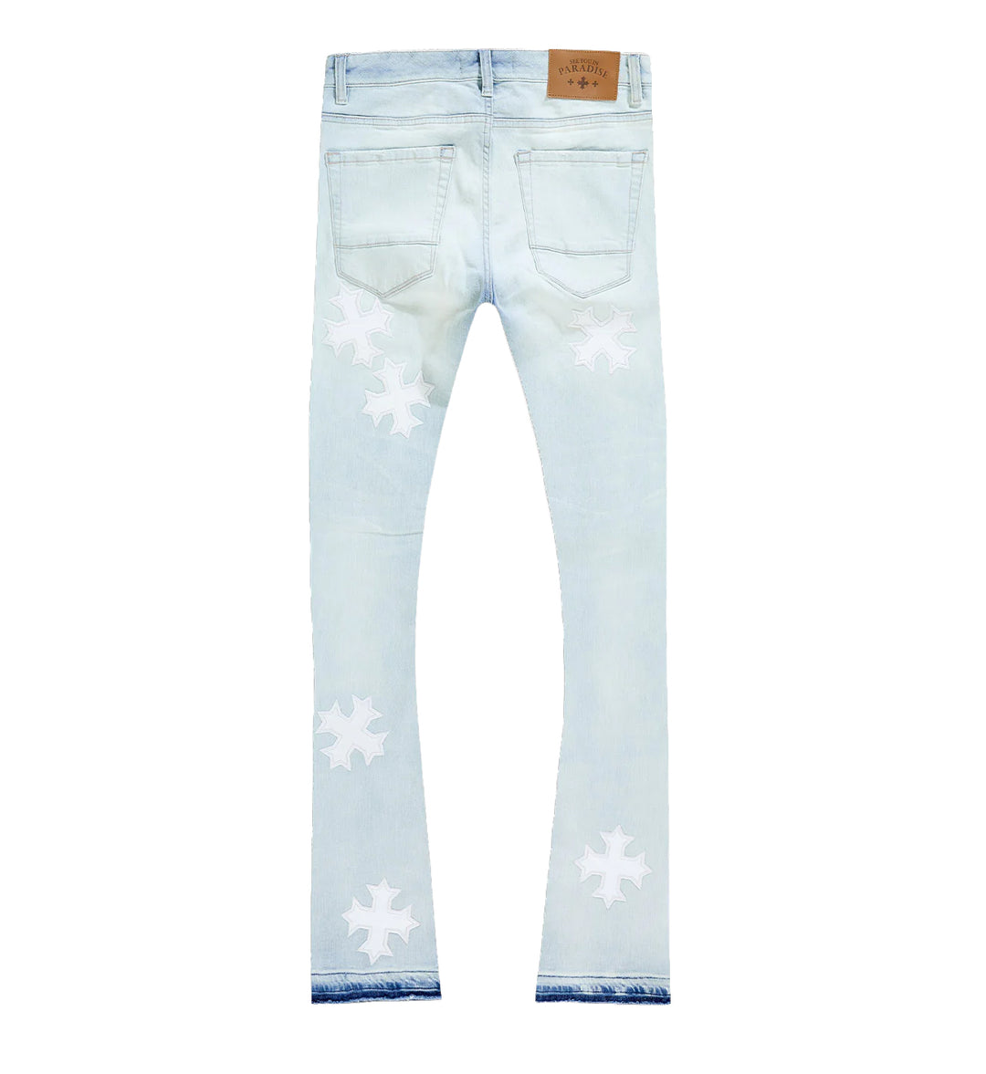 Super Skinny Stacked Eden Denim “Iced White” (JTF2266-IW)