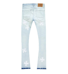 Super Skinny Stacked Eden Denim “Iced White” (JTF2266-IW)