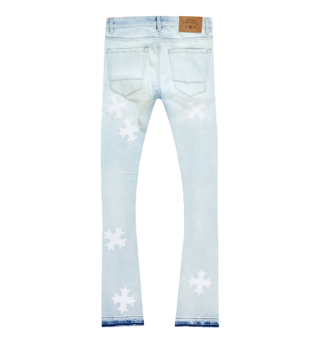 Super Skinny Stacked Eden Denim “Iced White” (JTF2266-IW)