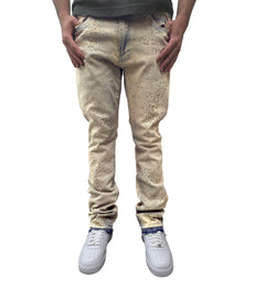 ordan Craig Crystal Flare Jeans “Cream Wash” (JTF2316-2R)