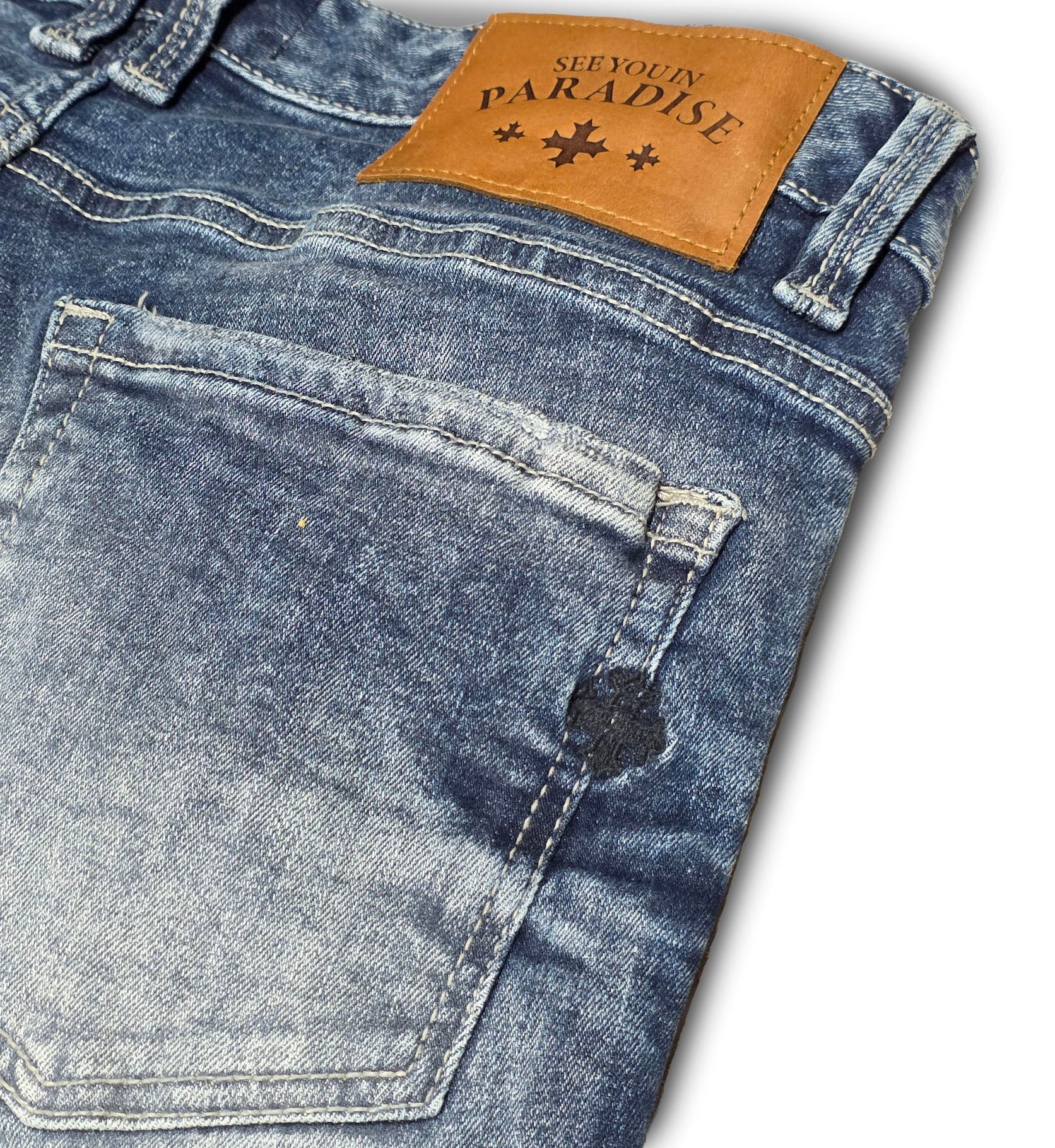 See You In Paradise Martin Stacked Denim “Aged Wash” (JTFP2324-54)