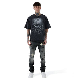 See You In Paradise Reckoning Stacked Denim Black Ice JTFP2344-BI | Pro Feet