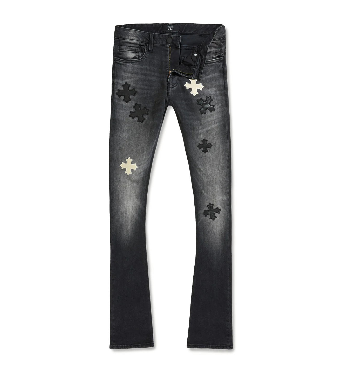 See You In Paradise Reckoning Stacked Denim Black Ice JTFP2344-BI | Pro Feet