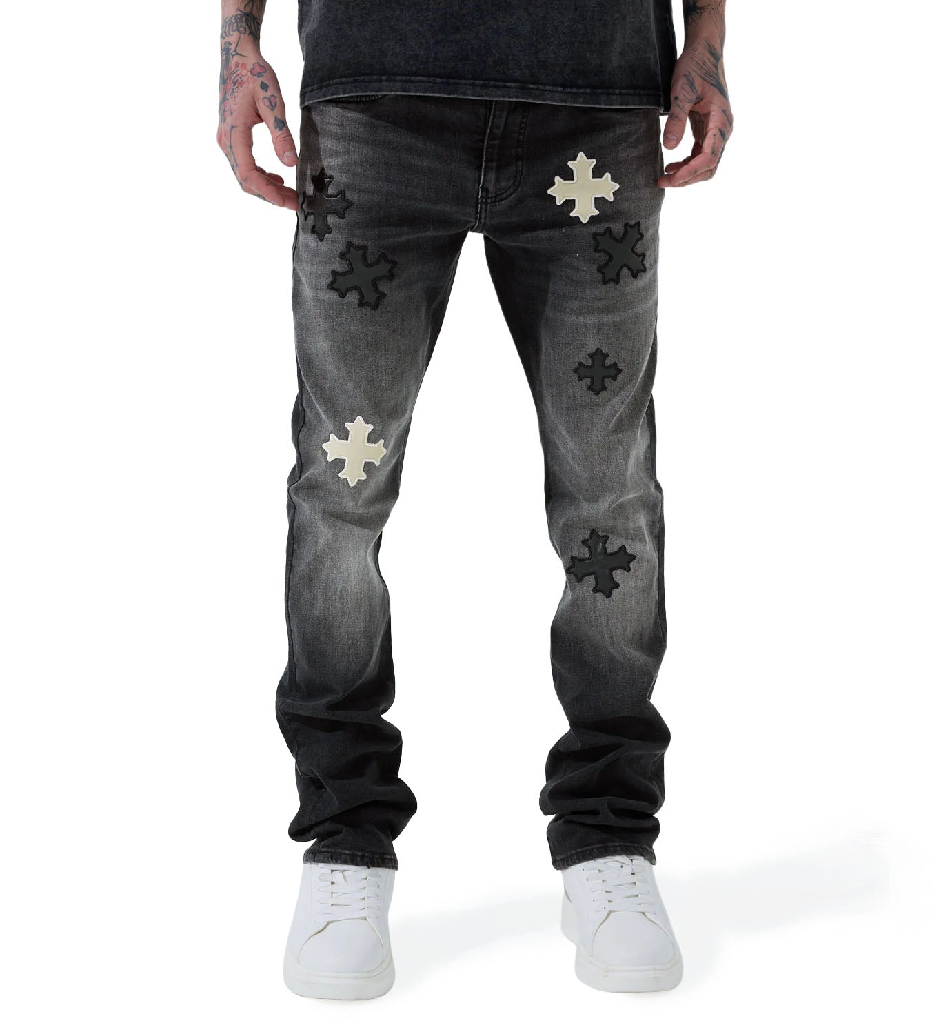 See You In Paradise Reckoning Stacked Denim Black Ice JTFP2344-BI | Pro Feet