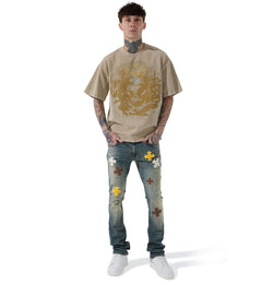 See You In Paradise Reckoning Stacked Denim Desert JTFP2344-F9 | Pro Feet