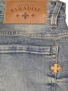 See You In Paradise Reckoning Stacked Denim Desert JTFP2344-F9 | Pro Feet