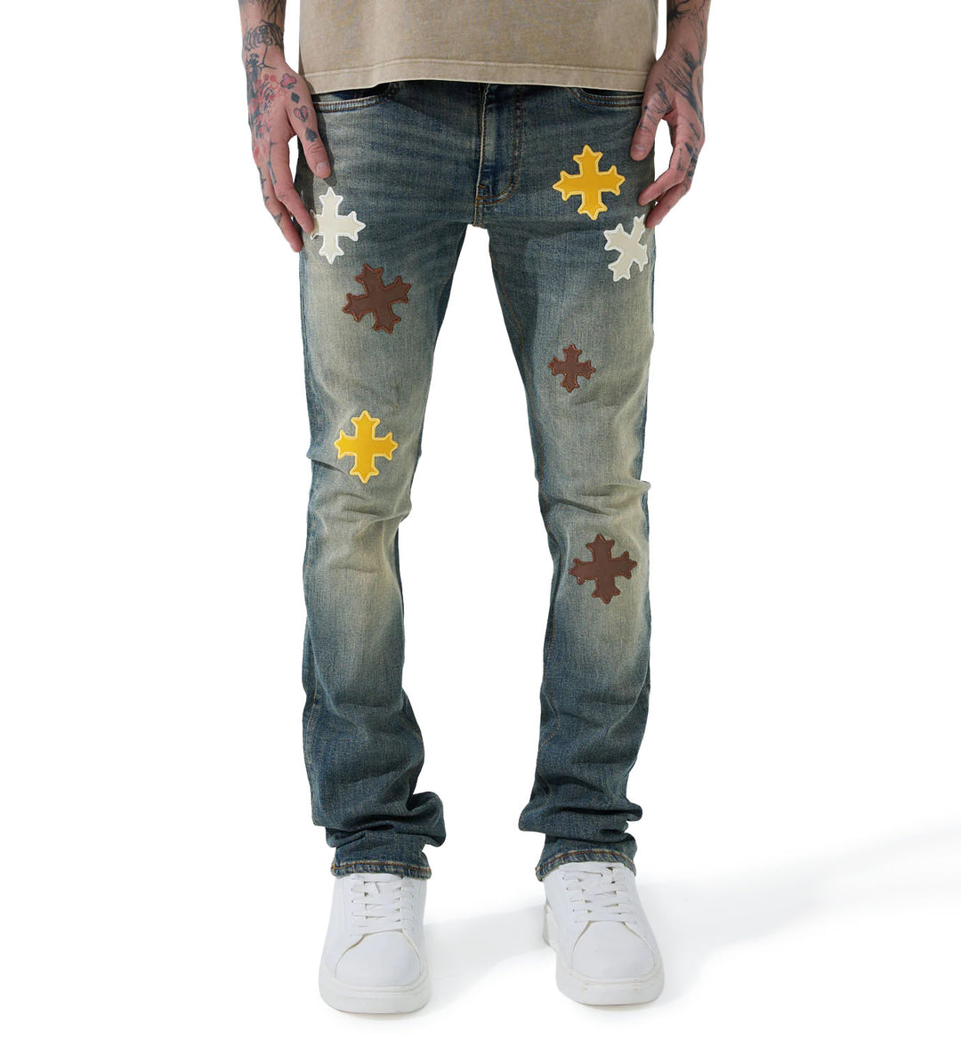 See You In Paradise Reckoning Stacked Denim Desert JTFP2344-F9 | Pro Feet