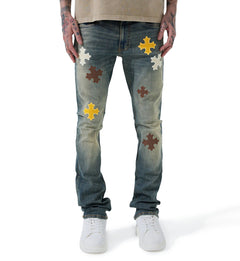 See You In Paradise Reckoning Stacked Denim Desert JTFP2344-F9 | Pro Feet