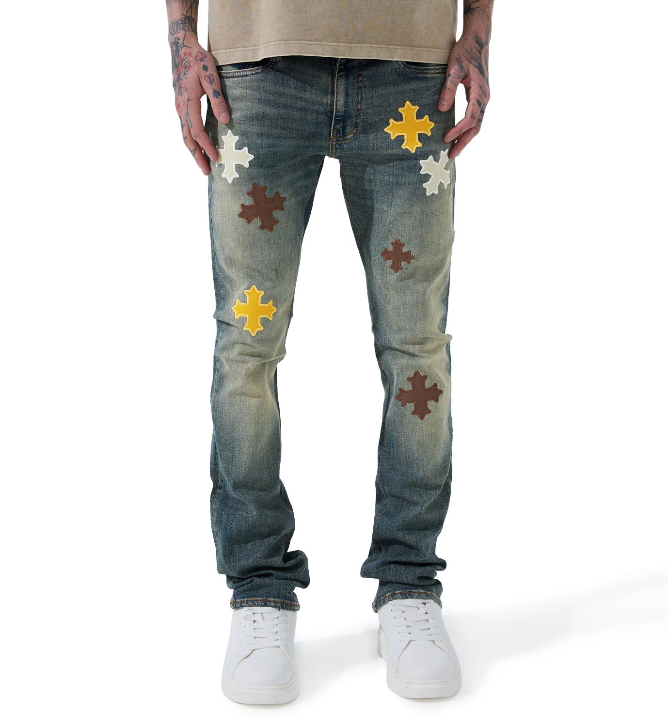 See You In Paradise Reckoning Stacked Denim Desert JTFP2344-F9 | Pro Feet