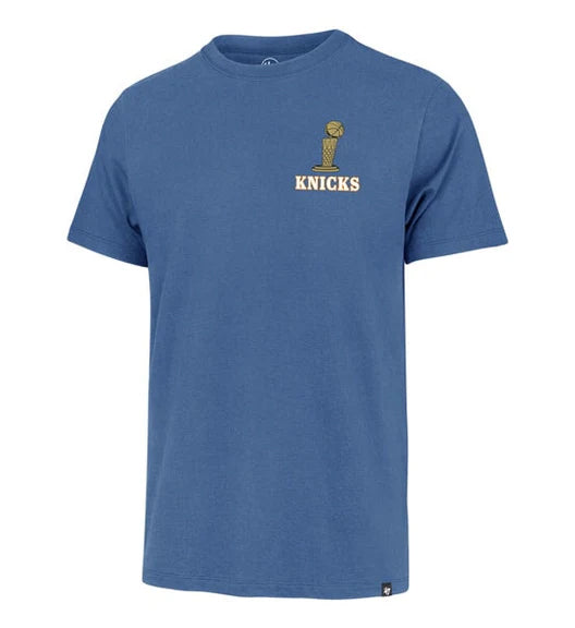 ’47 New York Knicks Champions Franklin Tee Cadet Blue KC14TMMCFU773142QO | Pro Feet