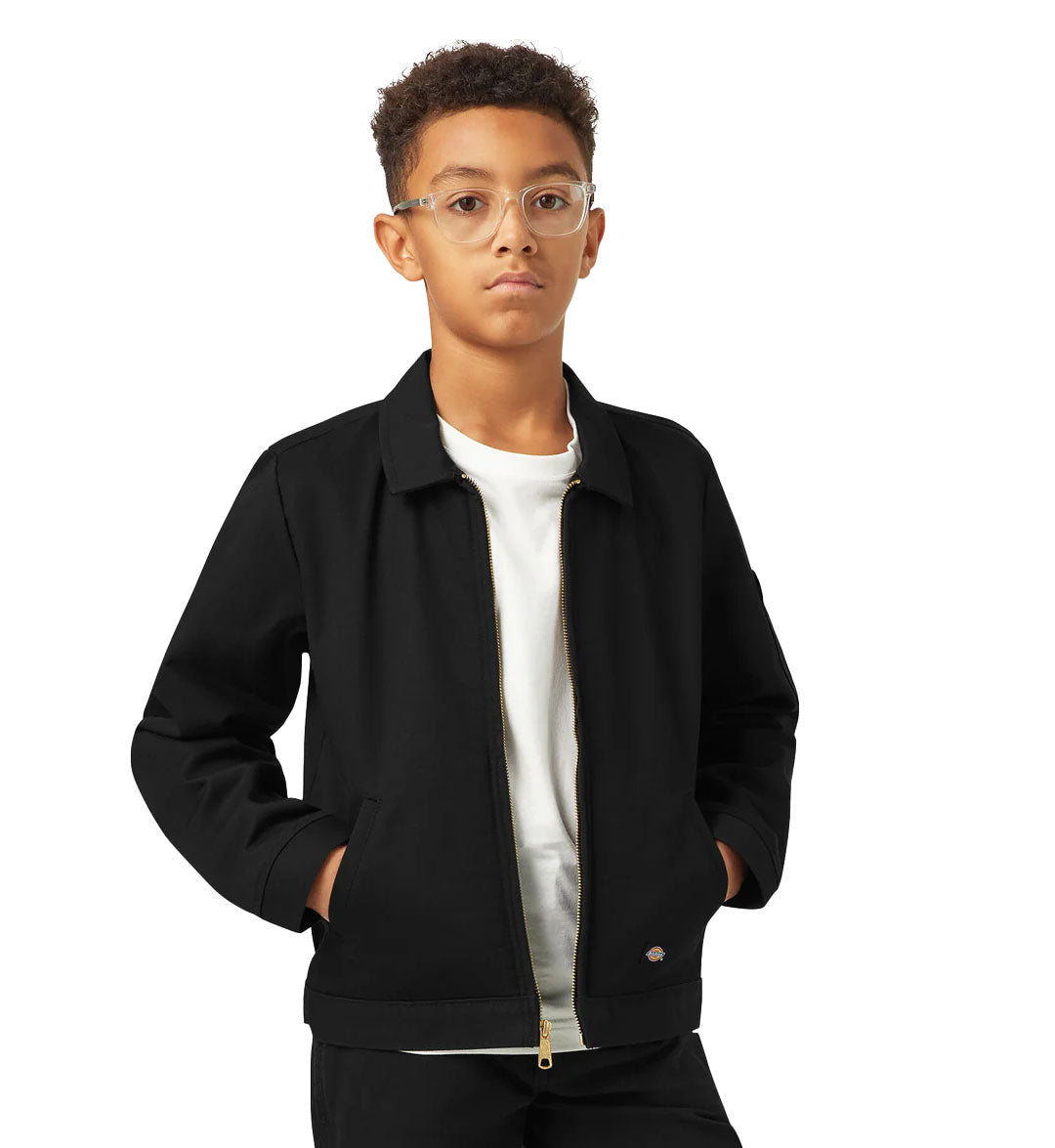 Black Dickies Kids’ Insulated Eisenhower Jacket