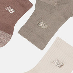 Meta Title New Balance Active QTR Socks 3 Pack Assorted Colors LAS35204AS | Pro Feet