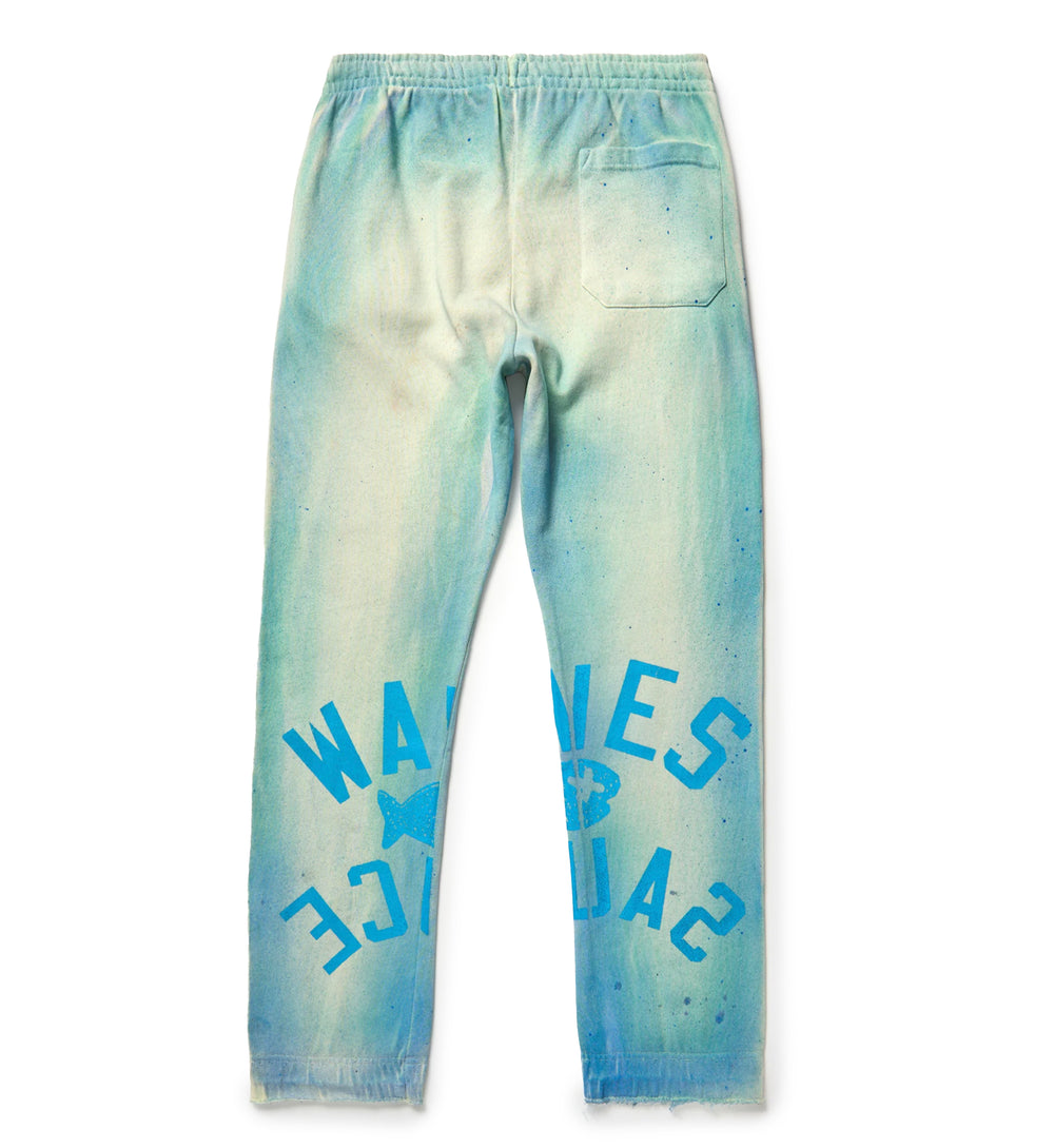 Waves x Sauce WXS Logo Sweatpants Mint Fade LOGOPNTCRM | Pro Feet