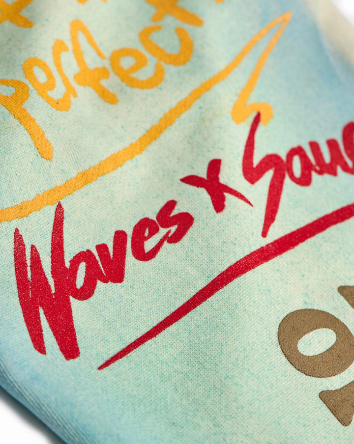 Waves x Sauce WXS Logo Sweatpants Mint Fade LOGOPNTCRM | Pro Feet