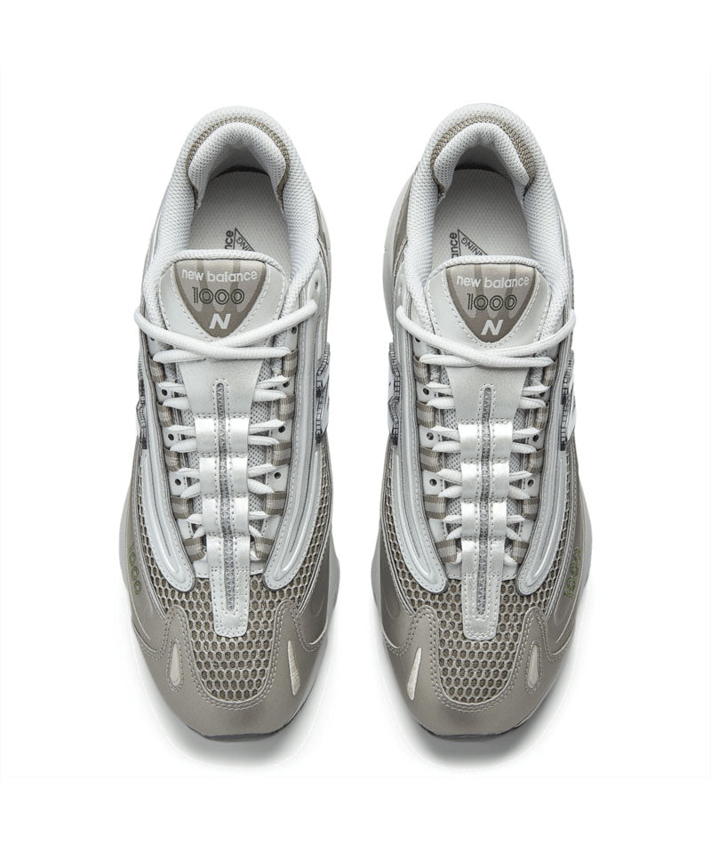New Balance 1000 Arid Stone/Light Silver Metallic/Dark Alpine Green M1000N | Pro Feet