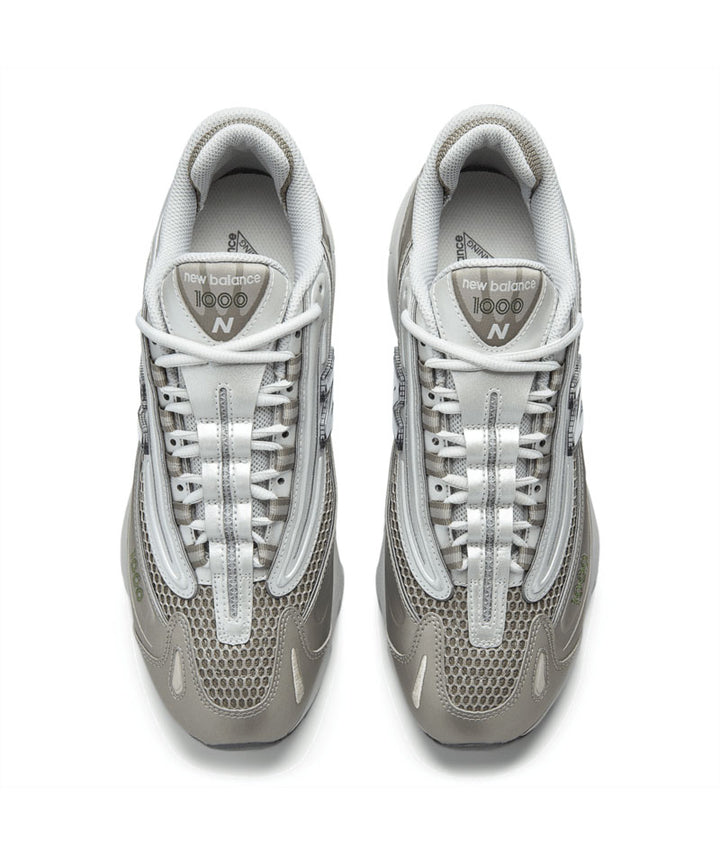 New Balance 1000 Arid Stone/Light Silver Metallic/Dark Alpine Green M1000N | Pro Feet