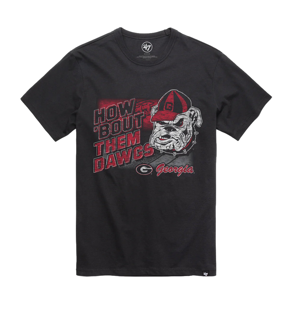 '47 Brand Georgia Bulldogs Regional ’47 Franklin Tee “Black” (C17TMRFTM699839FH)