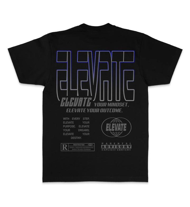 Million Dolla Motive Elevate Your Mindset T-Shirt Black MDM-ELEVATE | Pro Feet