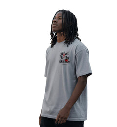 Million Dolla Motive Fear Kills Dreams T-Shirt Heather Grey MDM-FEAR | Pro Feet