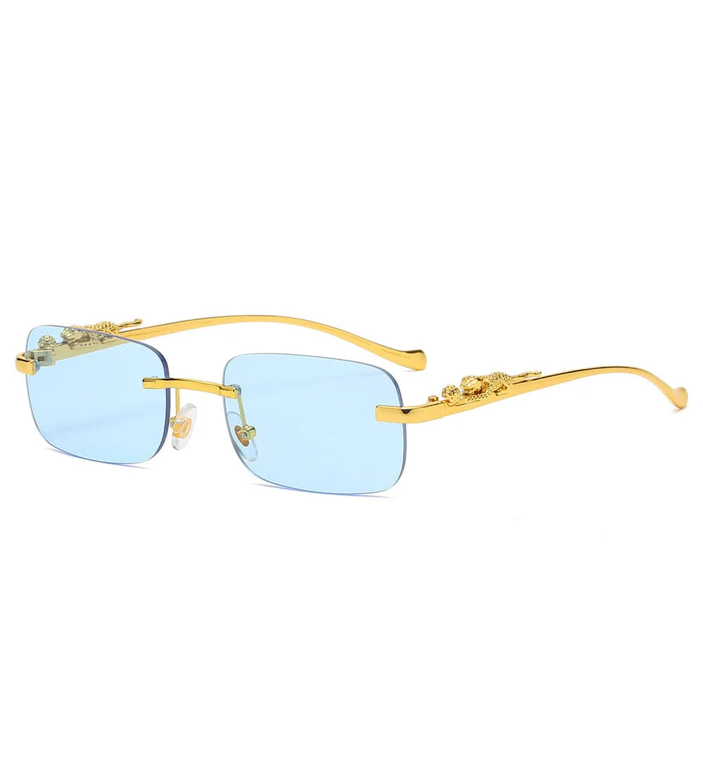 Million Dolla Motive Jaguars X Sunglasses Gold Blue MDM-JAGUARX | Pro Feet