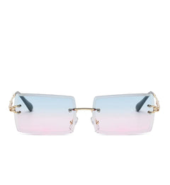 Million Dolla Motive The Message Sunglasses Gold Blue Pink | Pro Feet