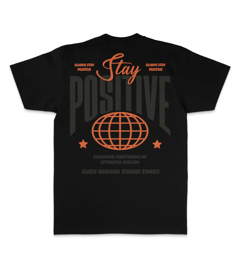 Million Dolla Motive Stay Positive T-Shirt Black MDM-POSITIVE | Pro Feet