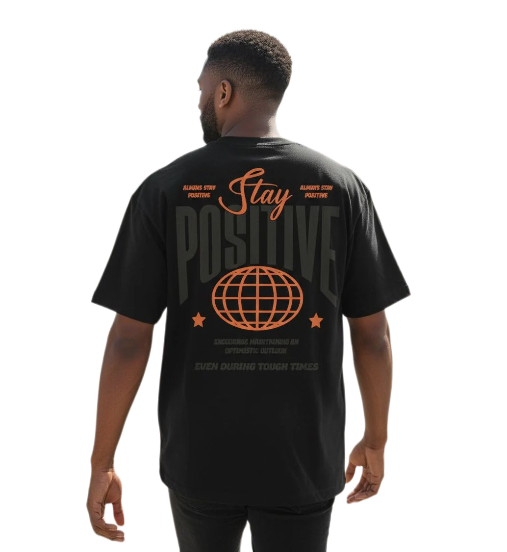 Million Dolla Motive Stay Positive T-Shirt Black MDM-POSITIVE | Pro Feet