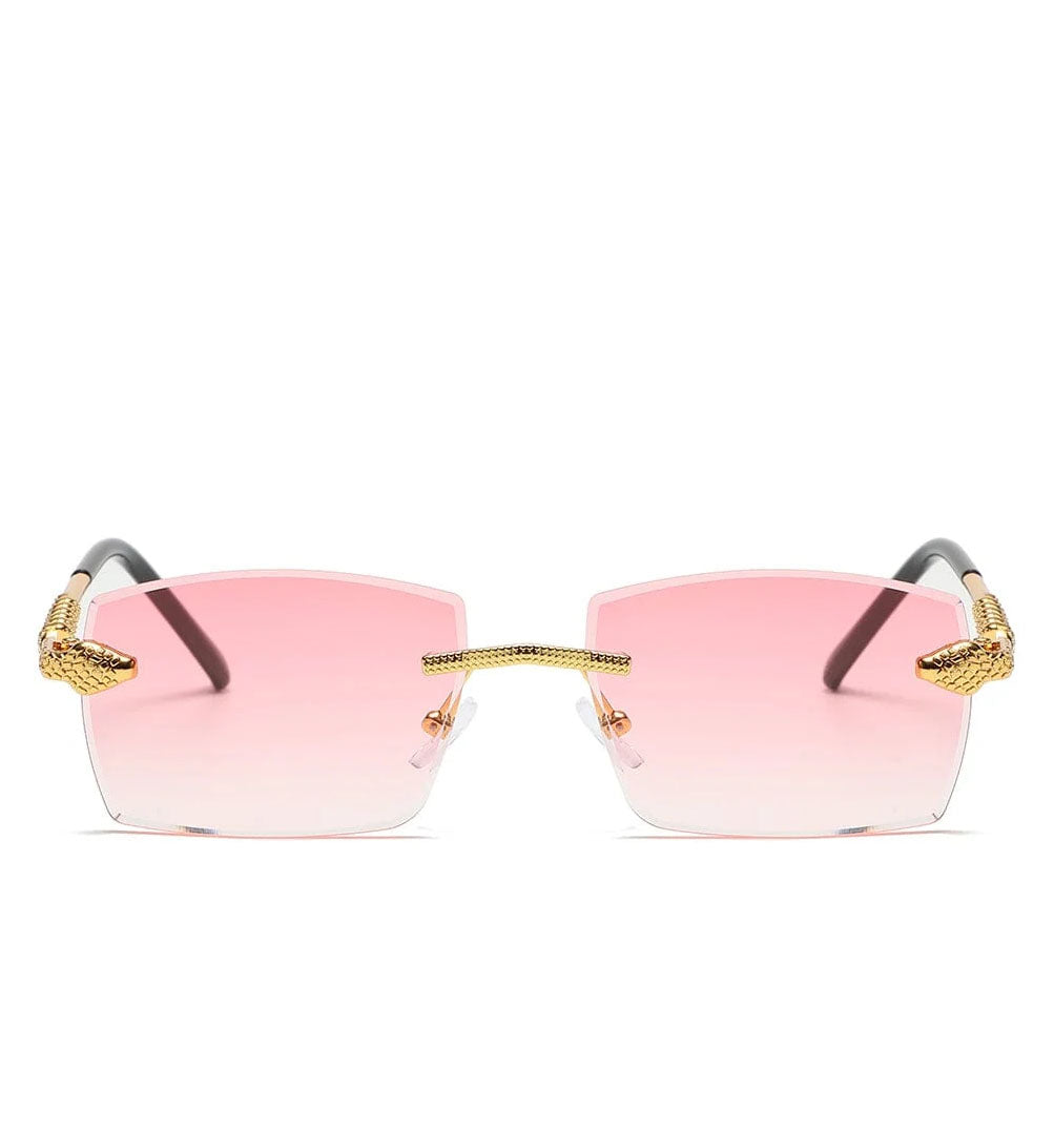 Million Dolla Motive Python Arc Sunglasses Gold Pink MDM-PYTHONARC | Pro Feet