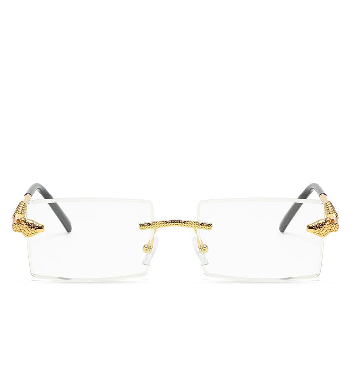 Million Dolla Motive Python Rec Sunglasses Gold Transparent MDM-PYTHONREC | Pro Feet